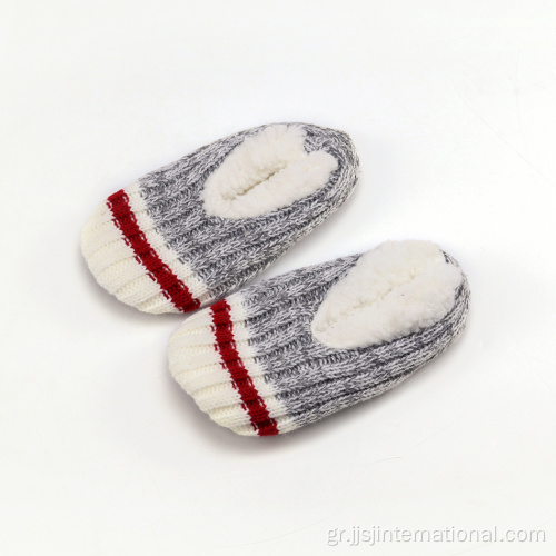 Φθινόπωρο χειμερινό fleece πλεκτό πάτωμα παπούτσια στήριξης δαπέδου